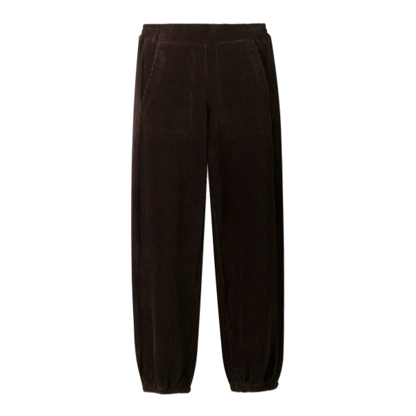 ME+EM Cuffed Jogger in Dark Chocolate Brown