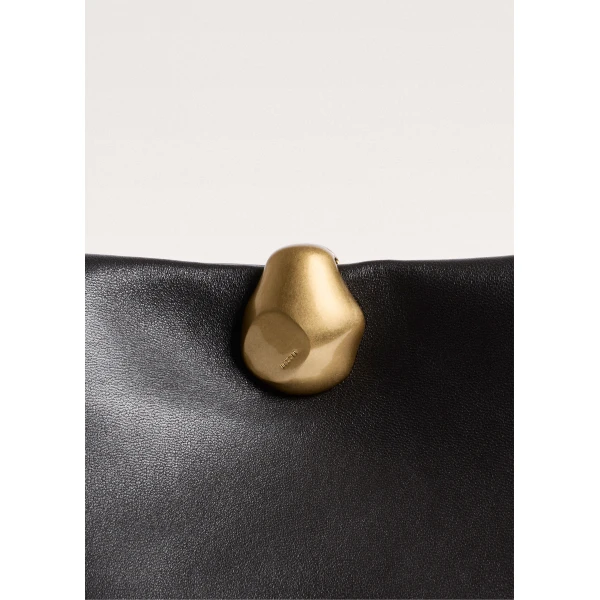 ME+EM Double Pouch Soft Clutch in Dark Chocolate, view 6 | Clutch Bags | Luxury Shoes 