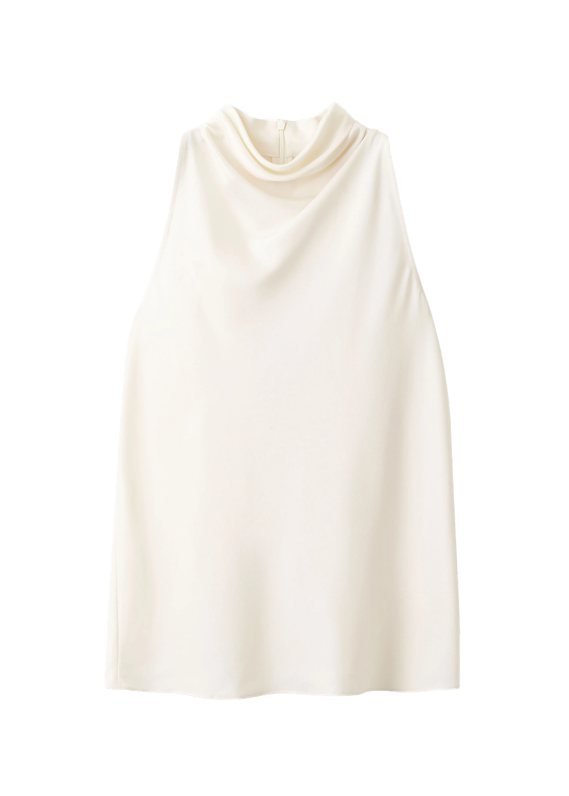 ME+EM Drape Neck Halter Top in Light Cream ME+EM Drape Neck Halter Top in Light Cream | Tops | Luxury Shoes