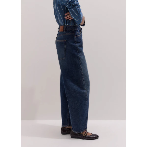 ME+EM Engineered Barrel Jean in Authentic Dark Wash