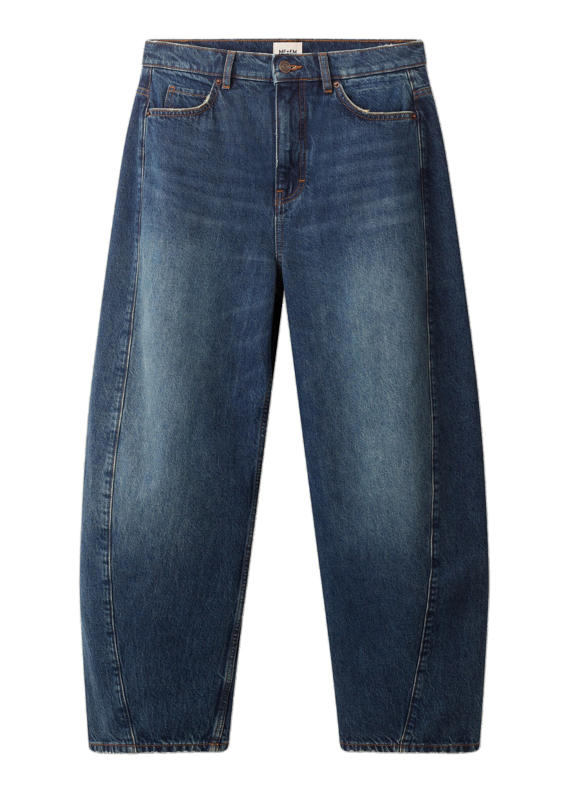 ME+EM Engineered Barrel Jean in Authentic Dark Wash | Pants | Luxury Shoes ME+EM Engineered Barrel Jean in Authentic Dark Wash