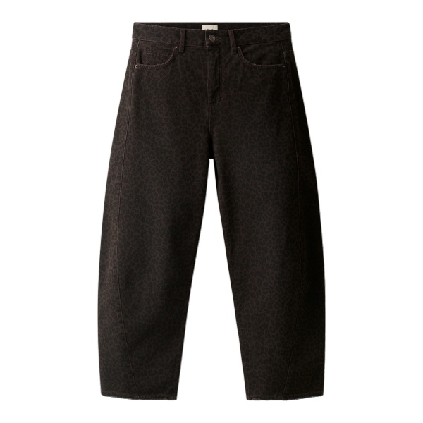 ME+EM Engineered Barrel Jean in Brown Multi