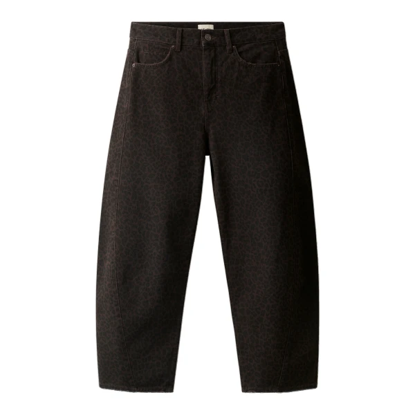 ME+EM Engineered Barrel Jean in Brown Multi