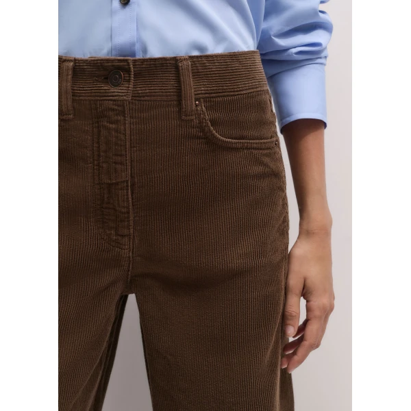 ME+EM Engineered Barrel Trouser in Bronzed Brown