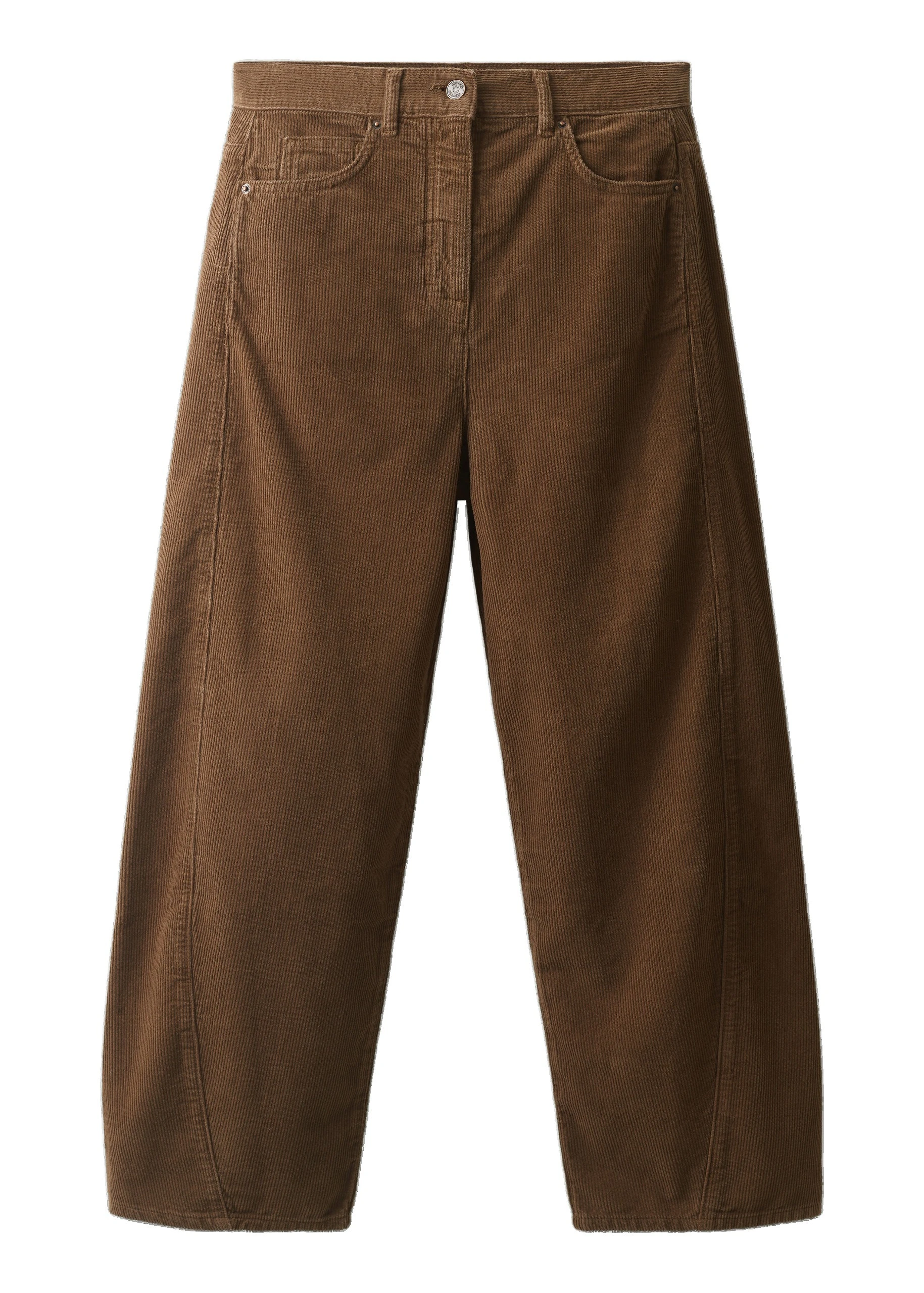 ME+EM Engineered Barrel Trouser in Bronzed Brown | Pants | Luxury Shoes ME+EM Engineered Barrel Trouser in Bronzed Brown