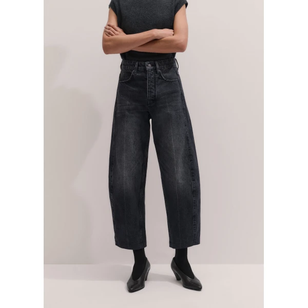 ME+EM Engineered Curve Jean in Charcoal Wash