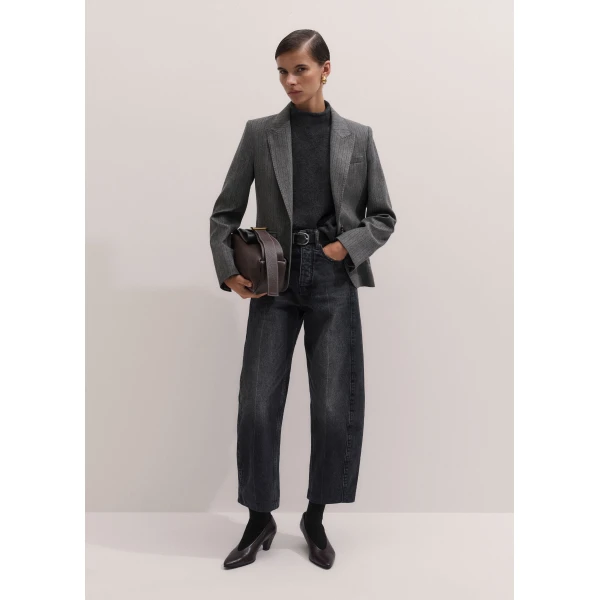 ME+EM Engineered Curve Jean in Charcoal Wash