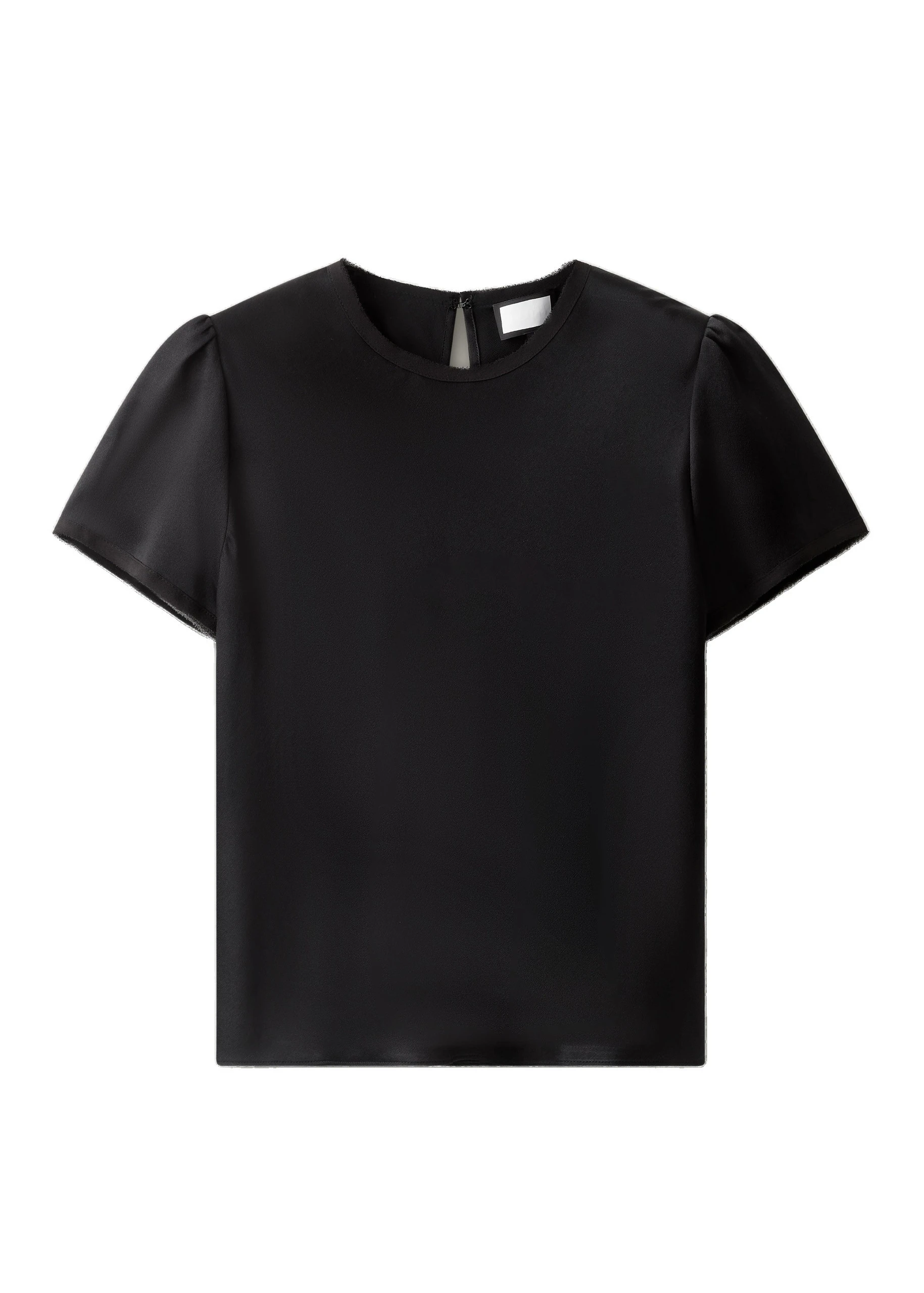 ME+EM Evening Baby Tee in Black | Tops | Luxury Shoes ME+EM Evening Baby Tee in Black