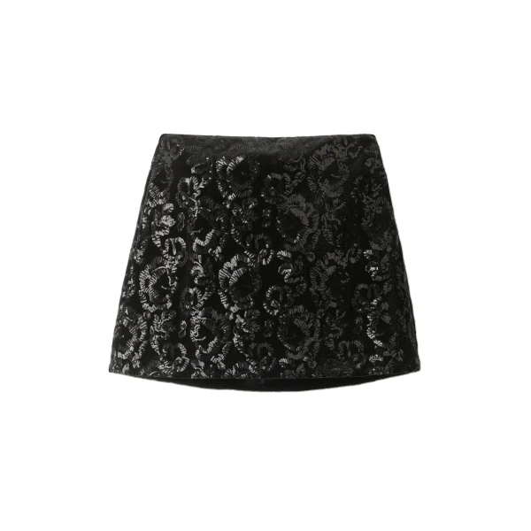 ME+EM Evening Mini Skirt in Black