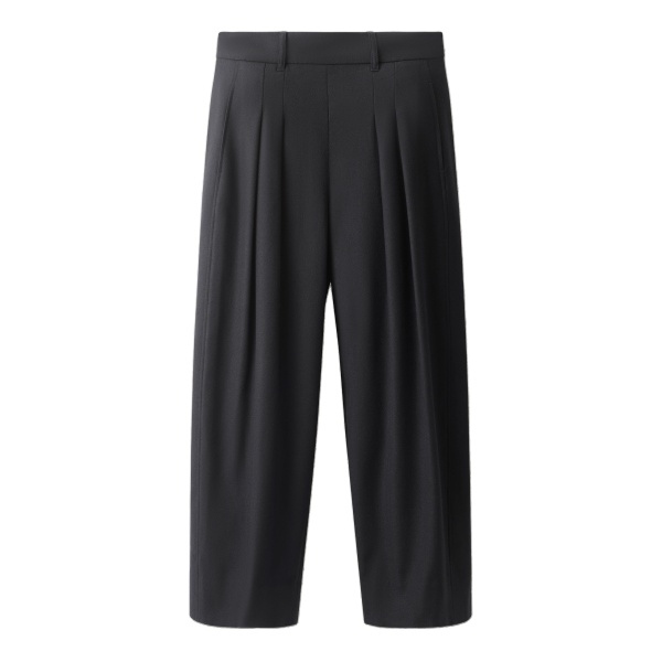 ME+EM Exaggerated Taper Trouser in Black