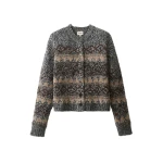 ME+EM Fair Isle Relaxed Cardigan in Neutral Multi | Cardigan | Luxury Shoes 