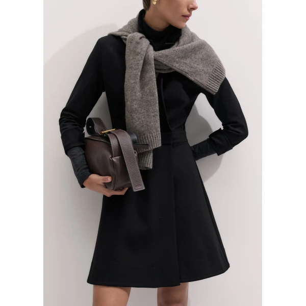 ME+EM Fit + Flare Blazer Dress in Black