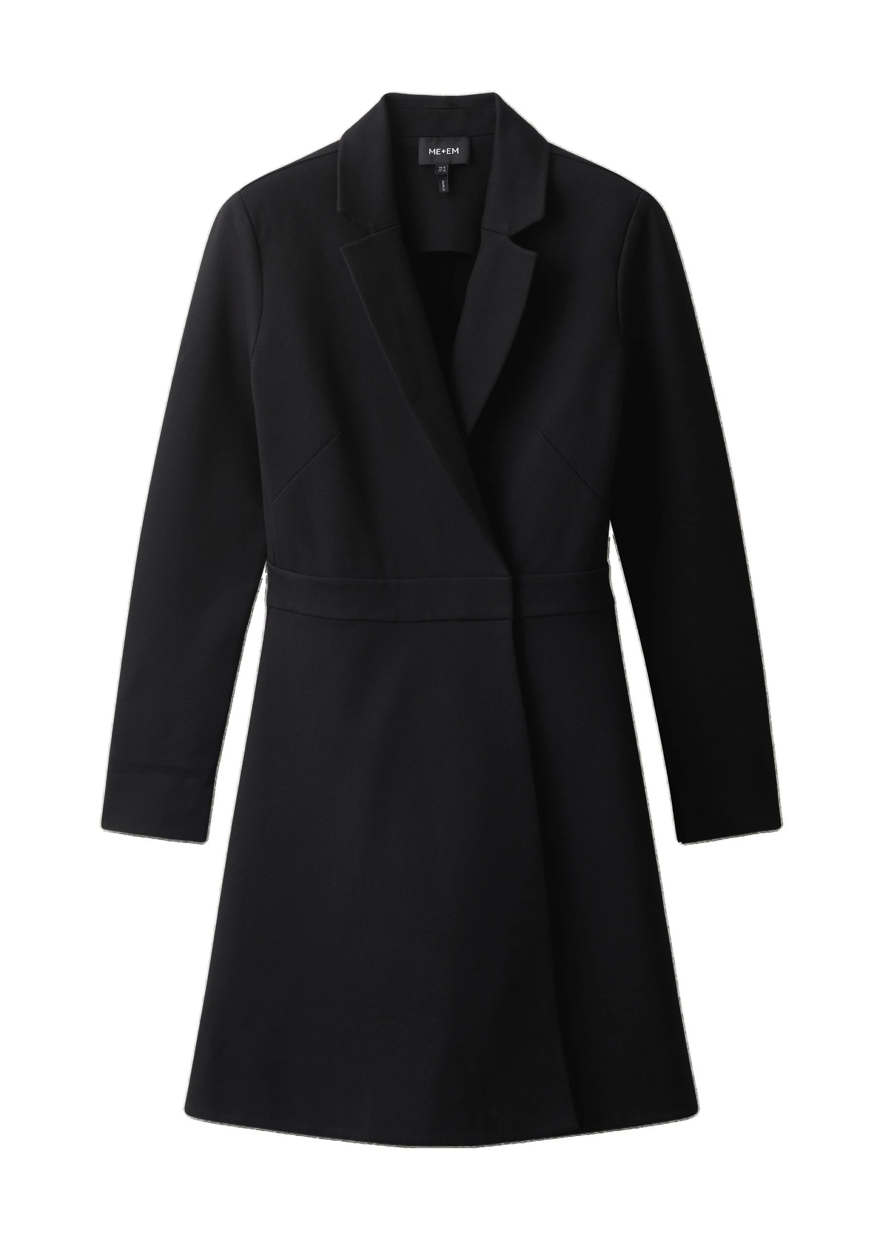 ME+EM Fit + Flare Blazer Dress in Black | Dresses | Luxury Shoes ME+EM Fit + Flare Blazer Dress in Black