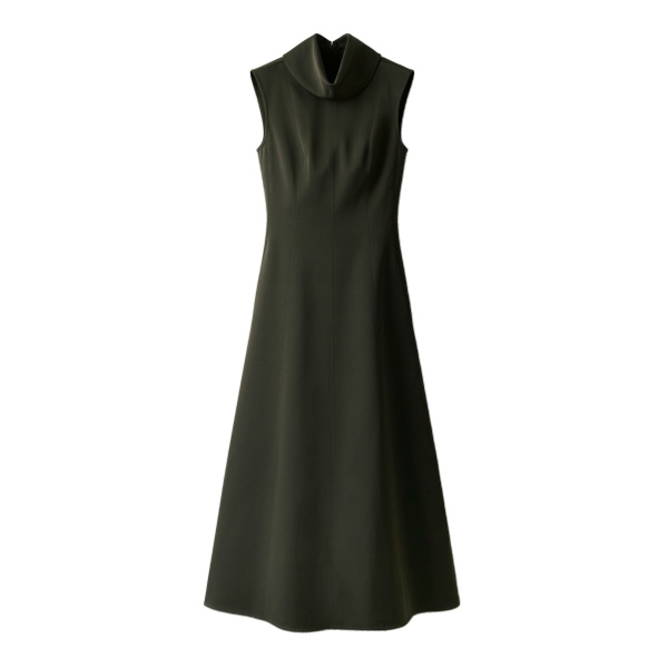 ME+EM Fit + Flare Maxi Dress in Bay Green
