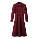 ME+EM Fit + Flare Midi Dress in Red Multi | Midi Dresses | Luxury Shoes 