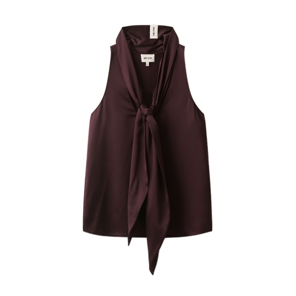 ME+EM Fluid Evening Tank in Merlot