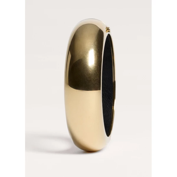 ME+EM Forever Hinged Cuff in Gold Toned