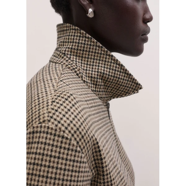 ME+EM Heritage Double Zip Jacket in Brown Multi