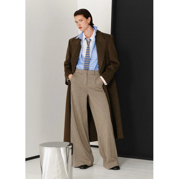 ME+EM Heritage Man Pant in Brown Multi