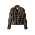 ME+EM Heritage Short Jacket in Black Multi | Jackets | Luxury Shoes 