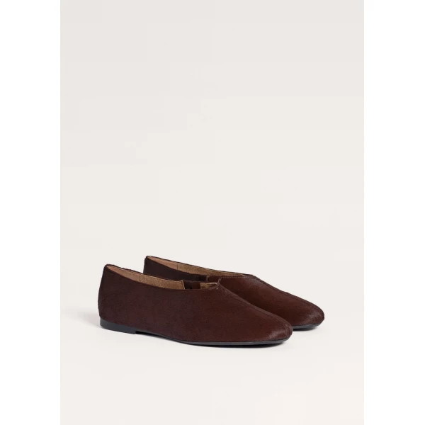 ME+EM High Front Ballet Flat in Pecan