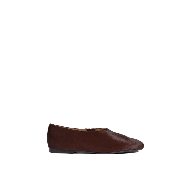 ME+EM High Front Ballet Flat in Pecan