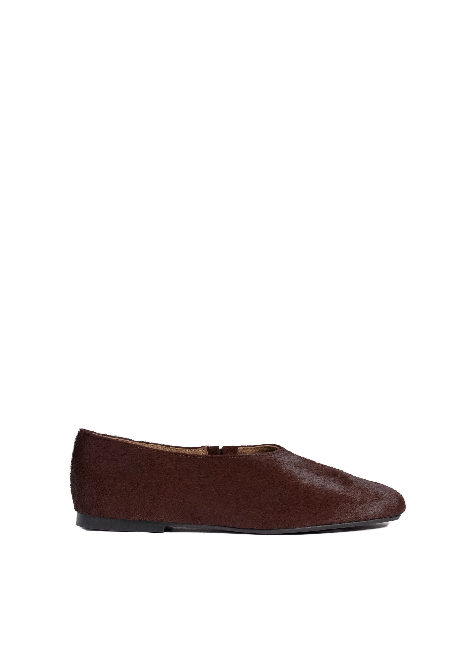 ME+EM High Front Ballet Flat in Pecan | Shoes | Luxury Shoes ME+EM High Front Ballet Flat in Pecan