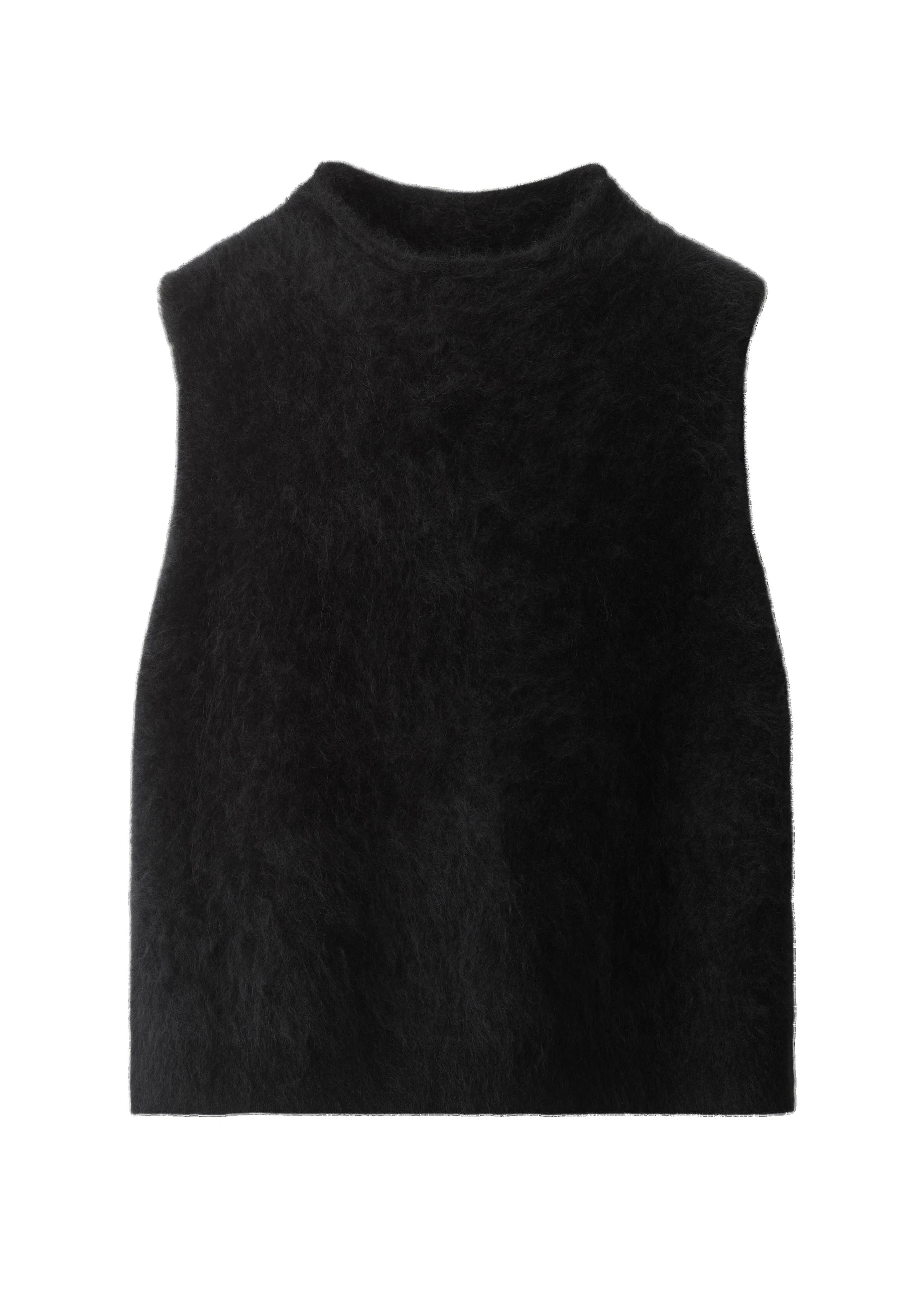 ME+EM High Neck Knit Vest in Black ME+EM High Neck Knit Vest in Black | Sweaters | Luxury Shoes