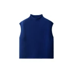 ME+EM High Neck Vest in Jewel Blue | Sweaters | Luxury Shoes 