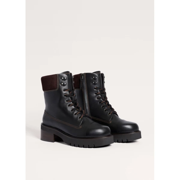 ME+EM Hiking Boot in Black/Chocolate