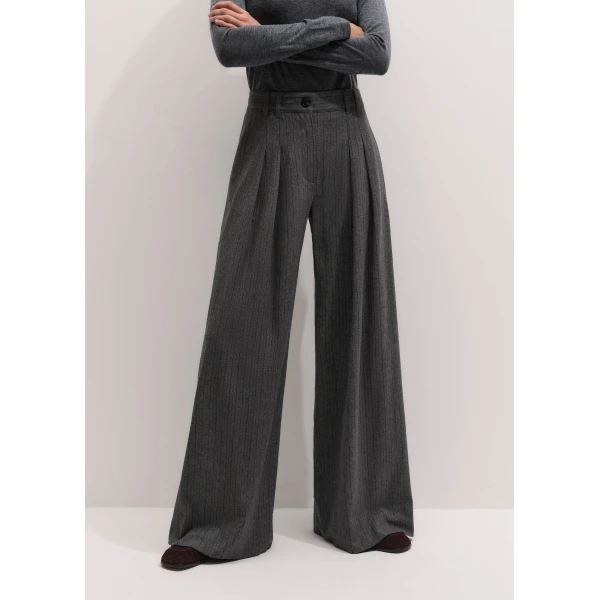 ME+EM Icon Trouser in Grey Multi