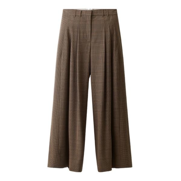 ME+EM Icon Trouser in Pecan Brown Multi