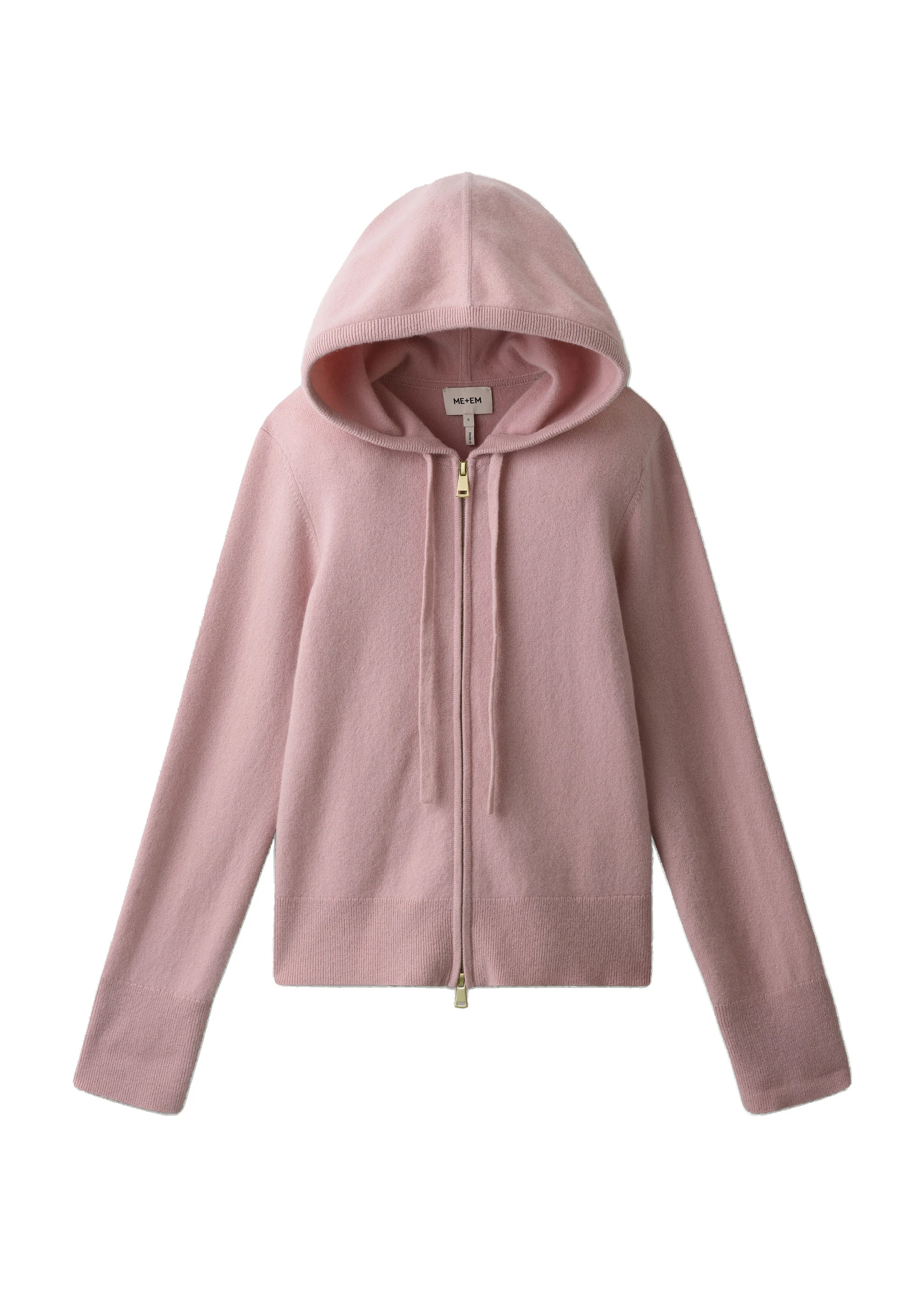 ME+EM Icon Zip Hoodie in Smoke Pink ME+EM Icon Zip Hoodie in Smoke Pink | Sweaters | Luxury Shoes