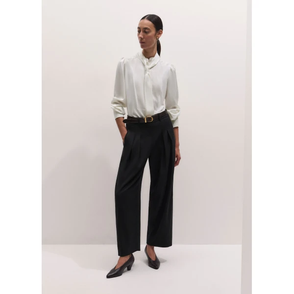 ME+EM Layering Top in Light Cream, view 5 | Tops | Luxury Shoes 