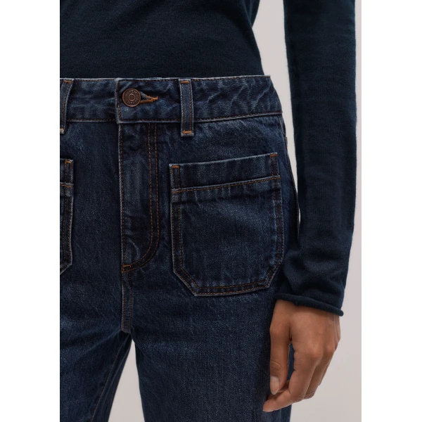 ME+EM Leg Elongator Jean in Authentic Dark Wash