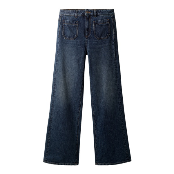 ME+EM Leg Elongator Jean in Authentic Dark Wash