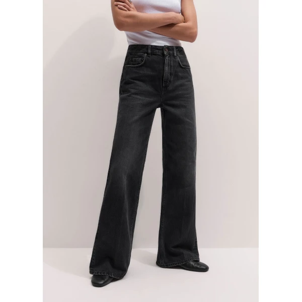 ME+EM Leg Elongator Jean in Black Wash