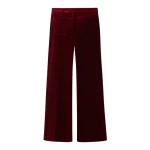 ME+EM Leg Elongator Trouser in Barolo Red | Pants | Luxury Shoes 