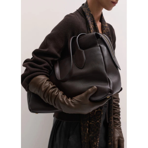 ME+EM Long Glove in Bronzed Brown
