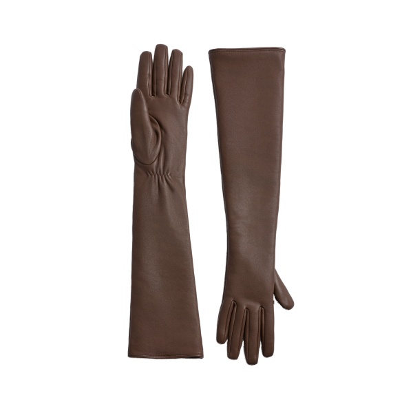 ME+EM Long Glove in Bronzed Brown