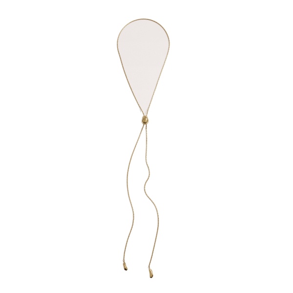 ME+EM Long Lariat Necklace in Gold Toned