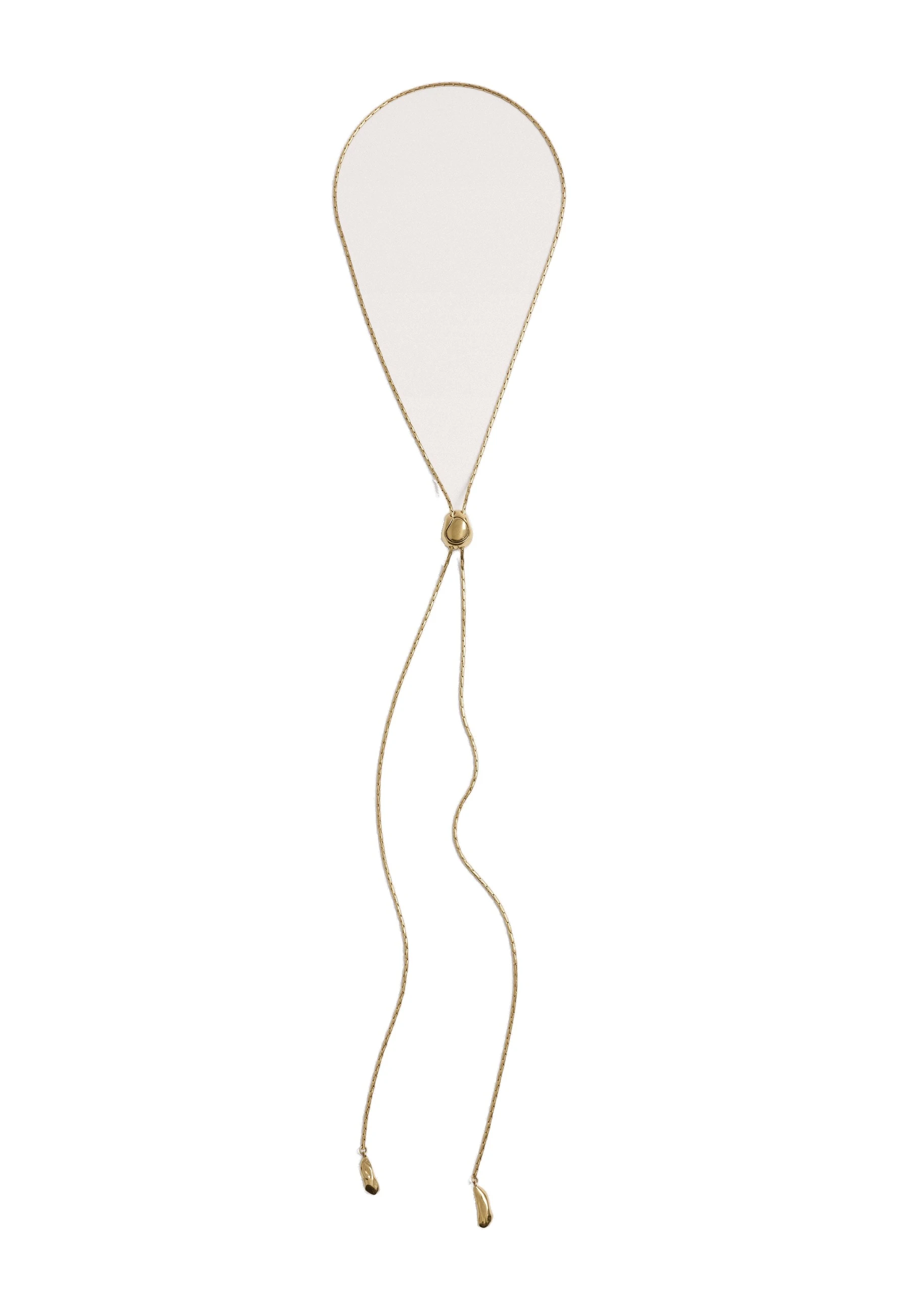 ME+EM Long Lariat Necklace in Gold Toned | Jewelry | Luxury Shoes ME+EM Long Lariat Necklace in Gold Toned