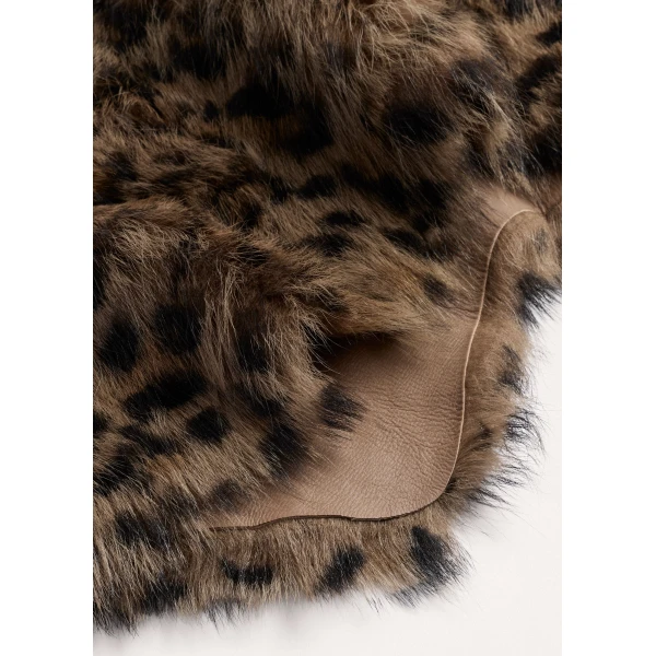 ME+EM Luxe Collar Scarf in Tan/Black