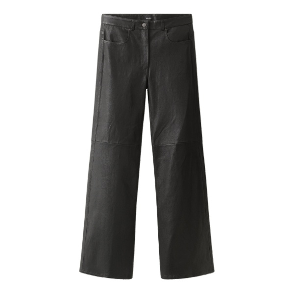 ME+EM Luxe Leg Elongator Trouser in Black Brown