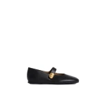 ME+EM Mary-Jane Ballet Flat in Black | Flats | Luxury Shoes 