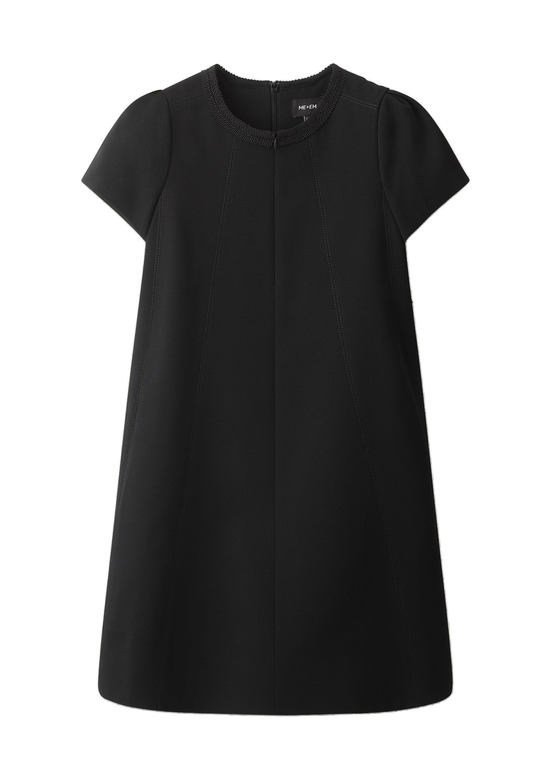 ME+EM Mini Swing Dress in Black | Dresses | Luxury Shoes ME+EM Mini Swing Dress in Black
