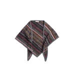 ME+EM Mini Triangle Knit Scarf in Grey Multi
