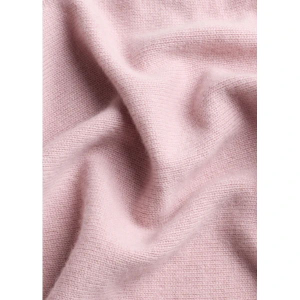 ME+EM Mini Triangle Knit Scarf in Smoke Pink