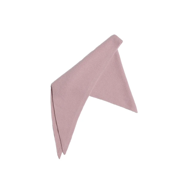 ME+EM Mini Triangle Knit Scarf in Smoke Pink