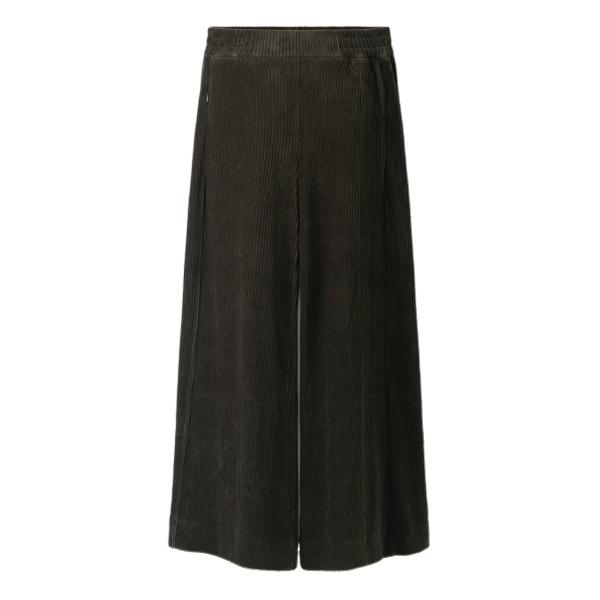 ME+EM Palazzo Pant in Rich Olive Green